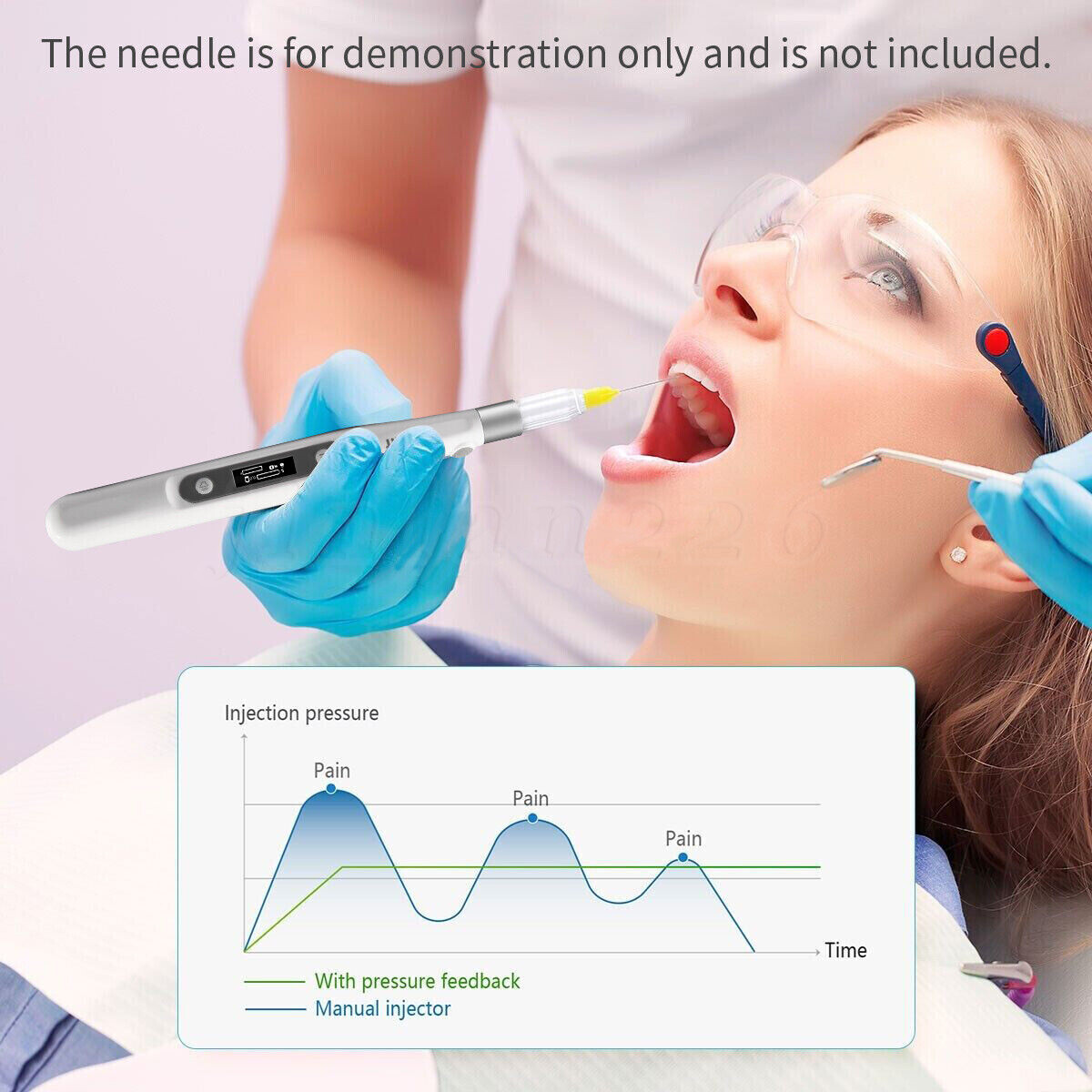 Dental Painless Oral Local Anesthesia Device anestesia Pen Woodpecker Style