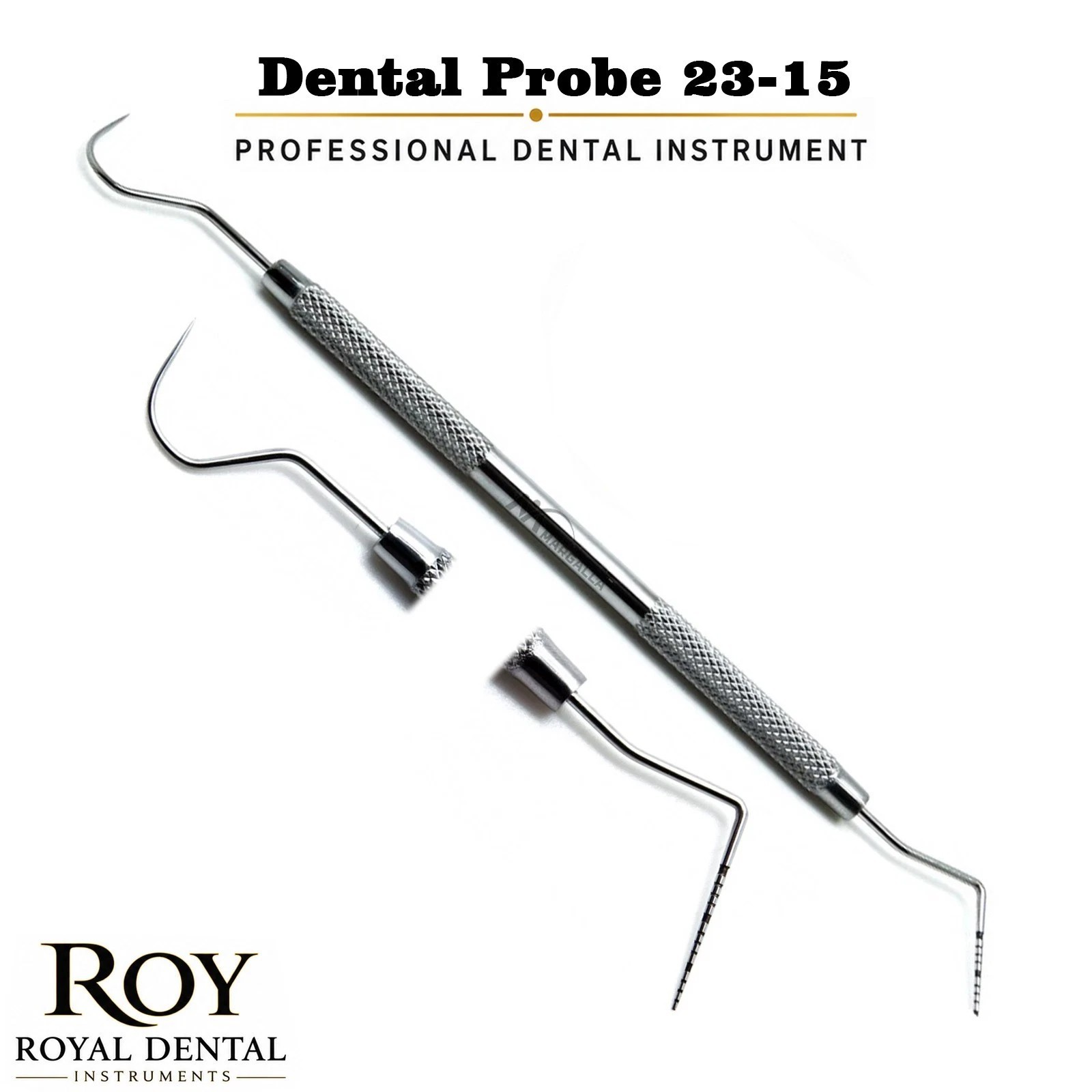 Dental Perio Explorer 23 Probe UNC 15 Color Marking Diagnostic Double Ended Tool