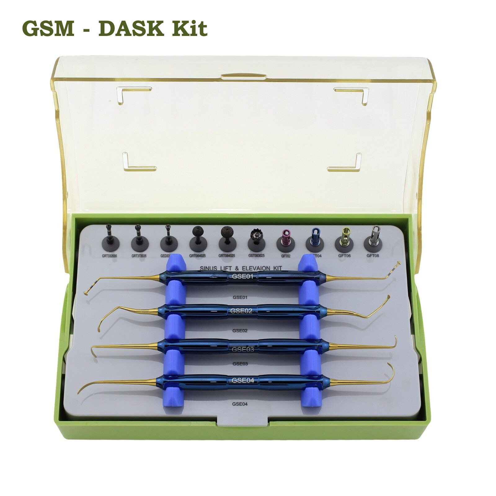 Implant Prosthetic Kit Fixture & Fractured Screw Removal Kit MCT FSRK-02 Drivers