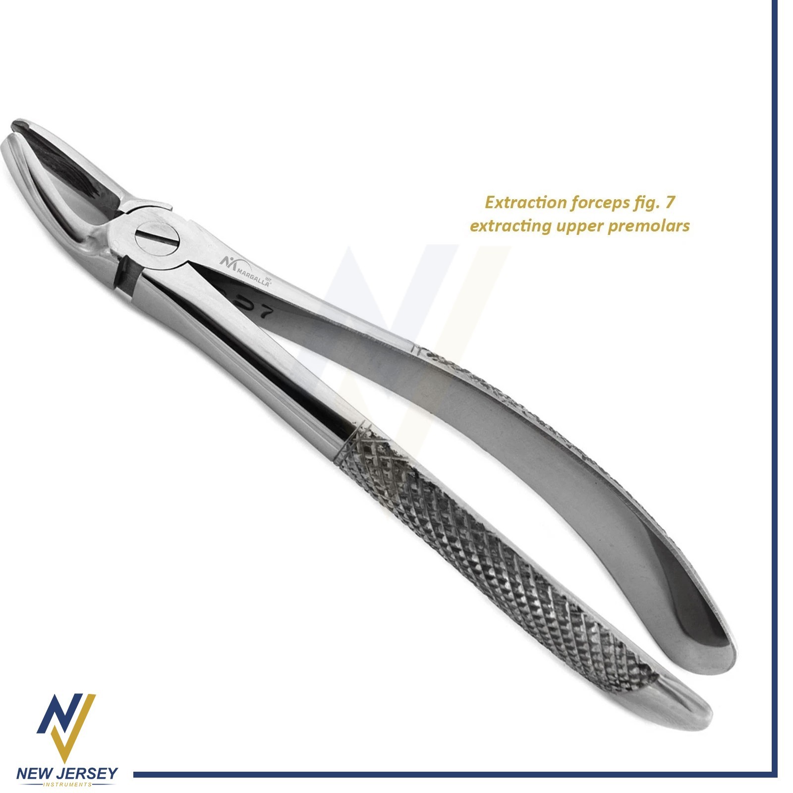 Surgical Tooth Extraction Forceps Fig. 7 Upper Premolars Dental Instruments