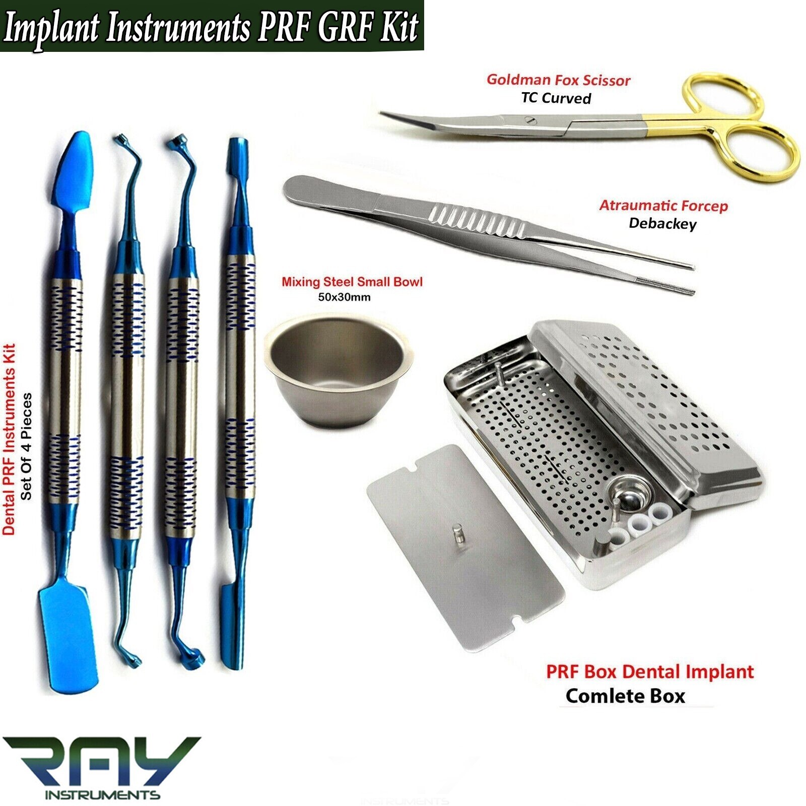 Dental Surgical PRF Centrifuge System GRF Instruments Implant Surgery Box Set