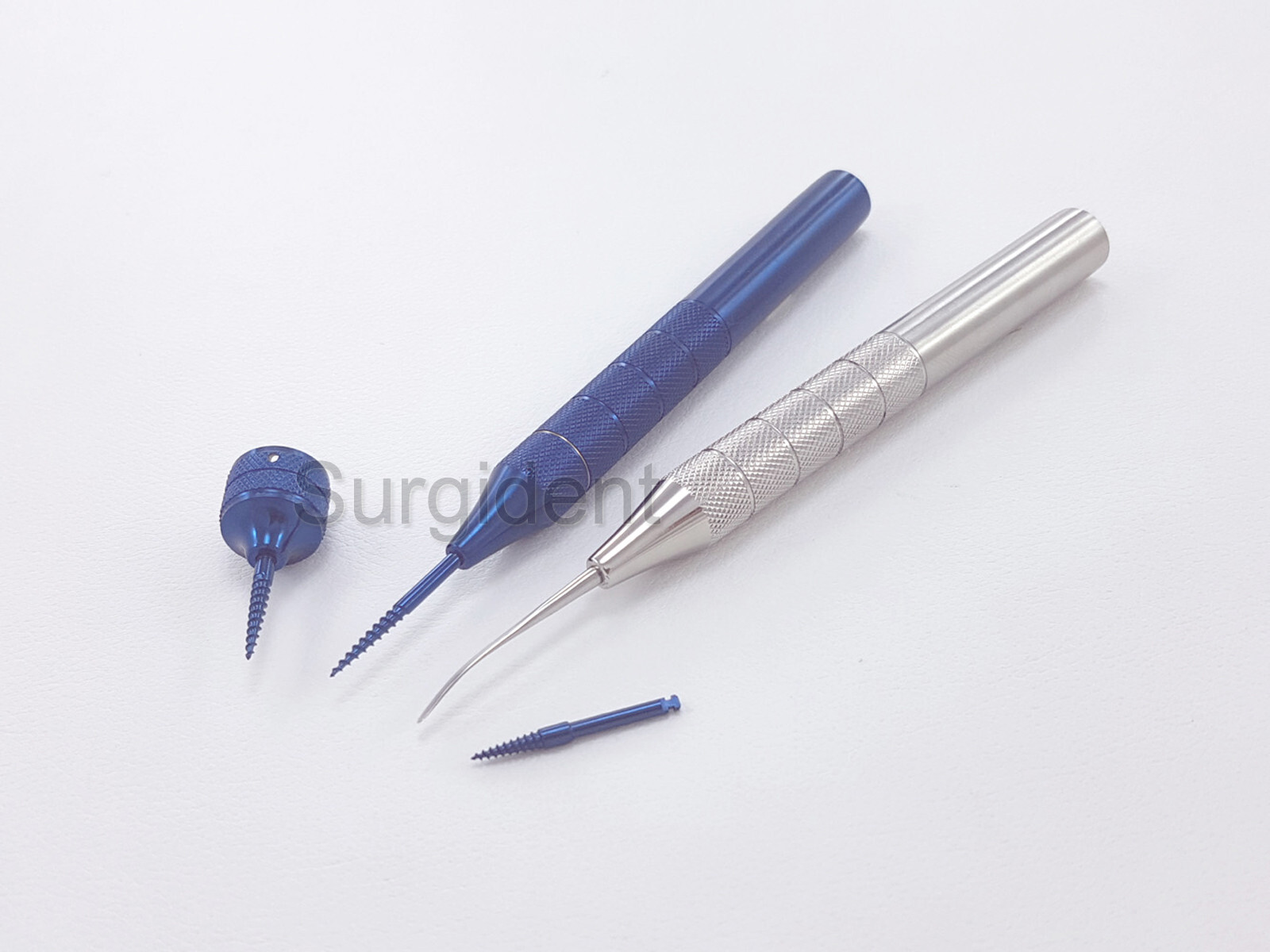 New Dental Root Extraction Screw Flex Periotomes Kit Luxating Tools Set of 5 Pcs