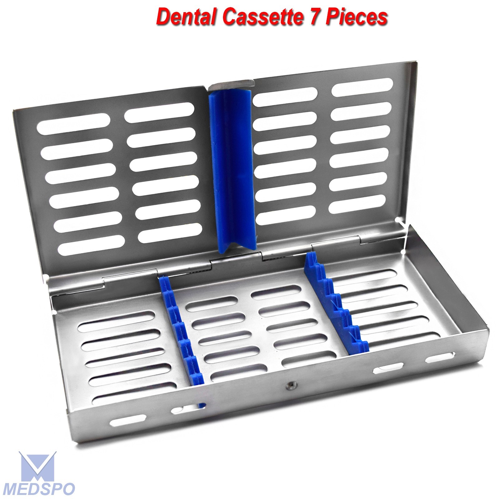 Surgical 5 Pcs Holding Cassette Scaler Rack Sterilization Tray Dental Instrument