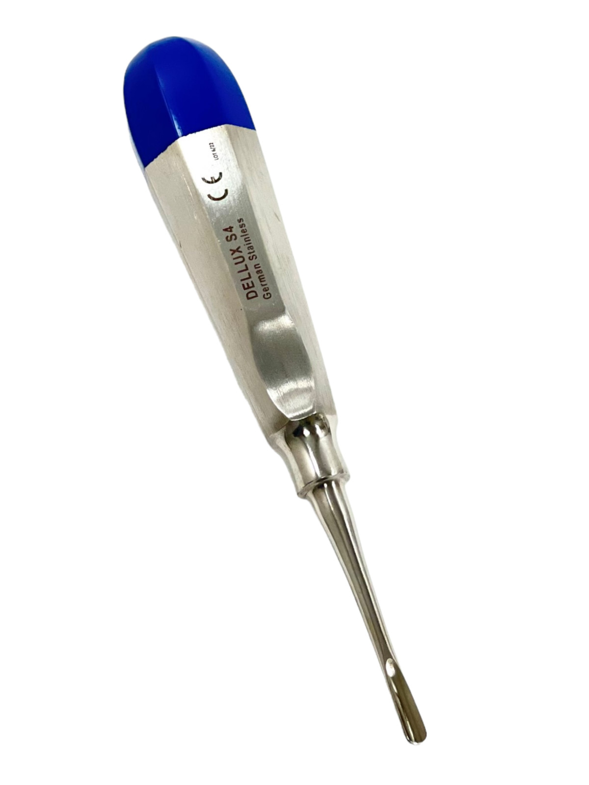 GERMAN LUXATING DENTAL ELEVATORS STRAIGHT 4 PC GOLD/BLUE 1mm-4mm TOOL