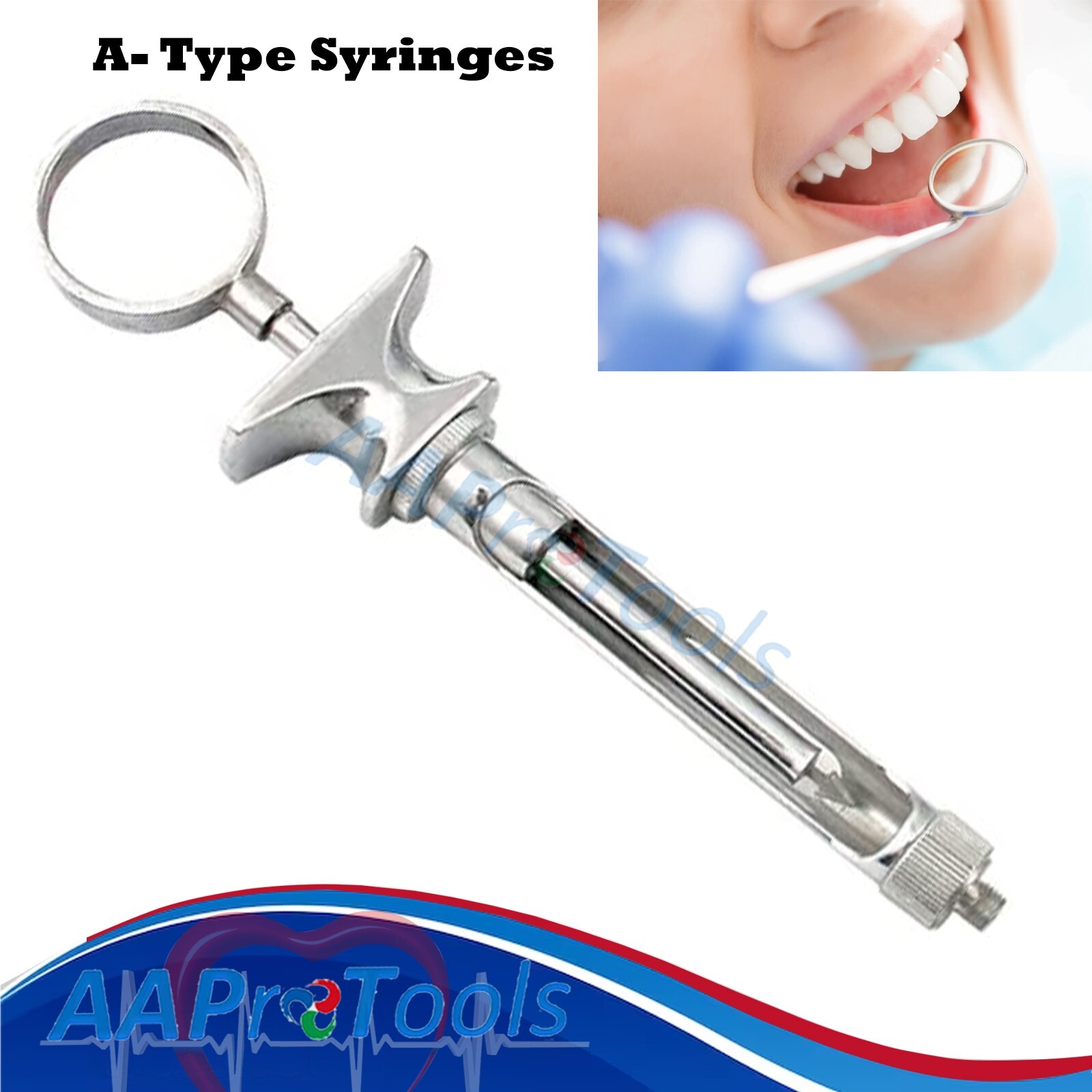 A-Type Self-Aspirating Syringe Prevention From Sharps Dental Lab Instruments