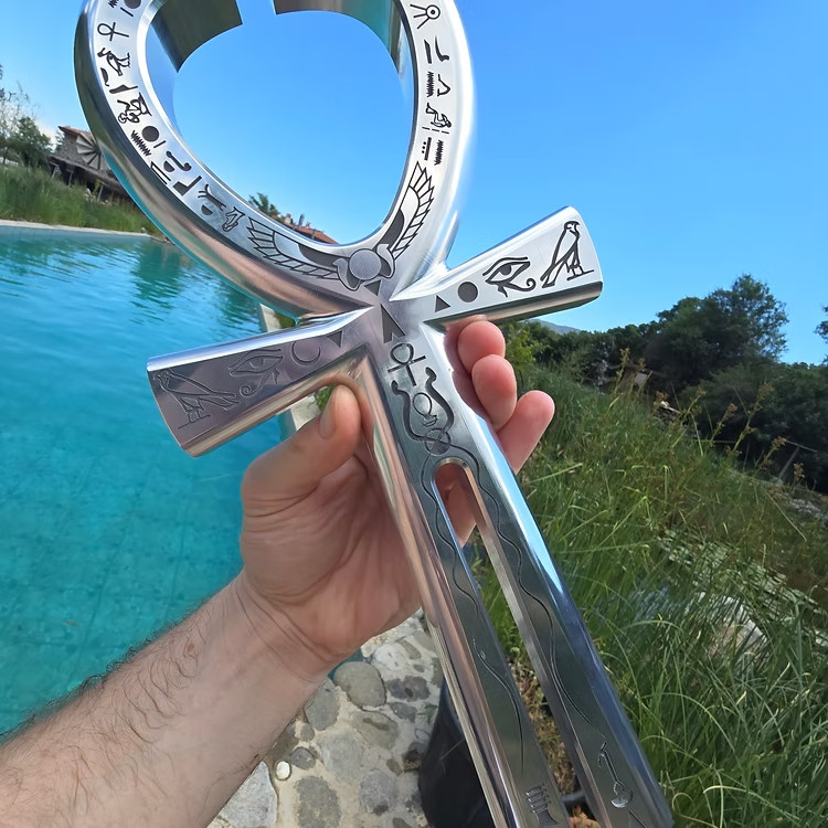 243 Hz / 697 Hz Ankh: Key of Life –Dual sided Giant Tuning Fork