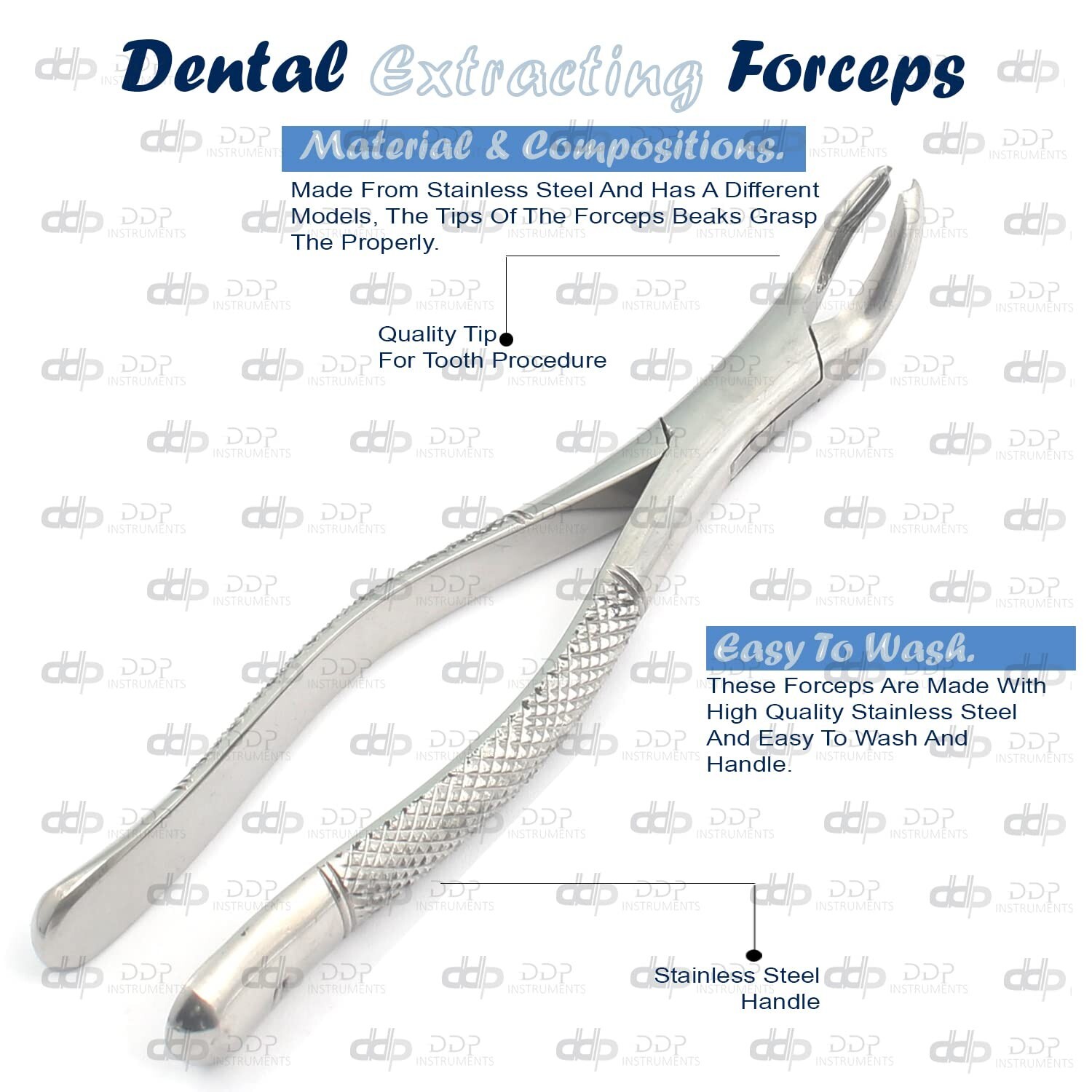 1 New Dental Extracting Forceps-Upper Molars Right Fig 17 Instruments