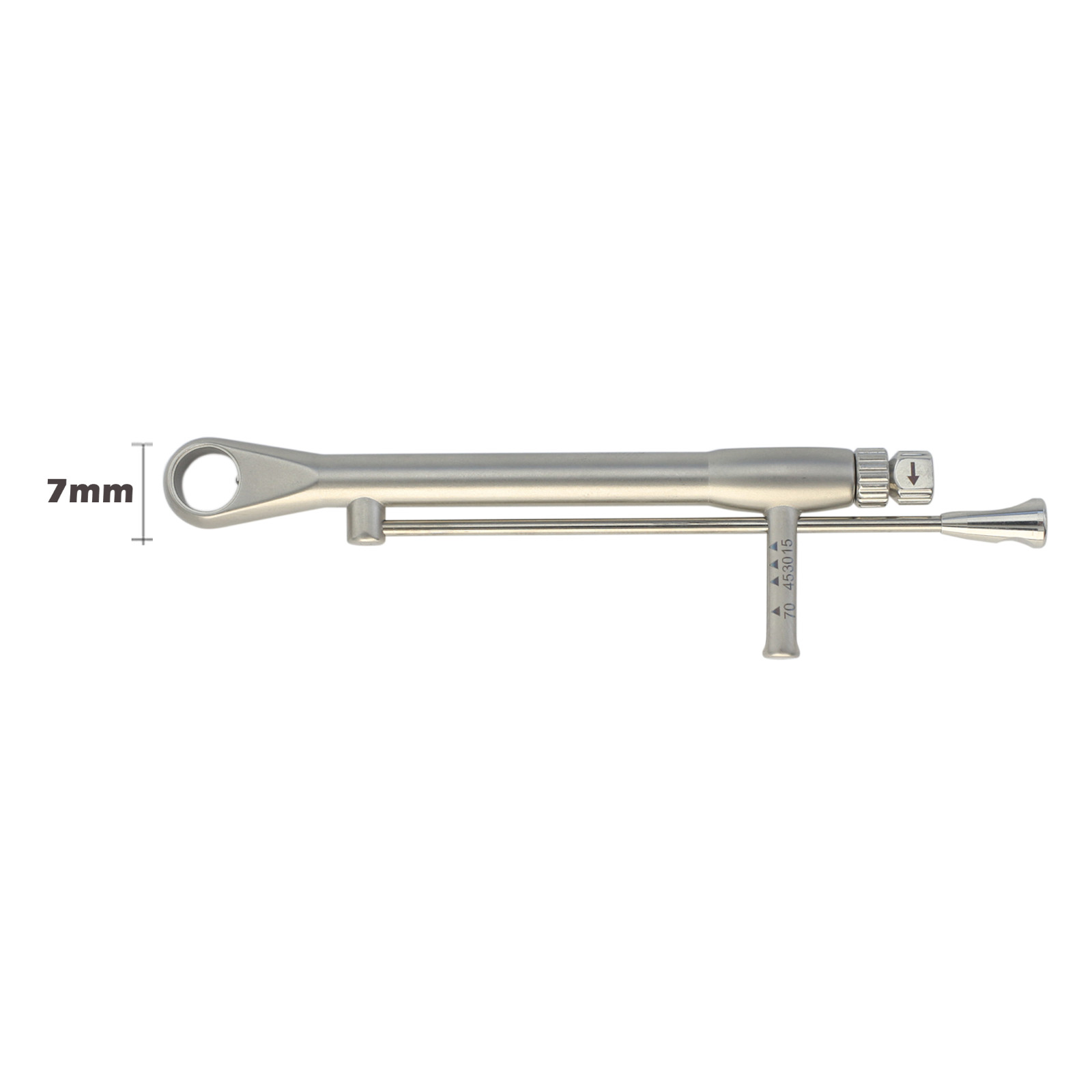 Universal Implant Torque Wrench Ratchet Hand Adapter for Drivers 4.0mm Square