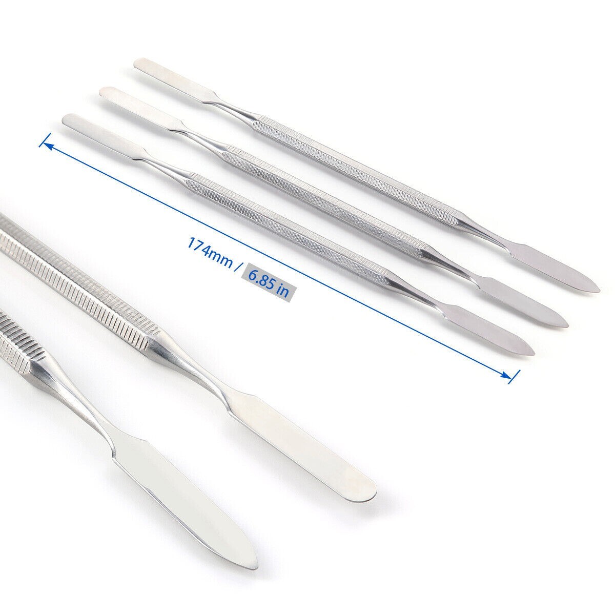 Dental Stainless Steel Cement Double Ended Lab Mixing Spatula Scraper Instrument