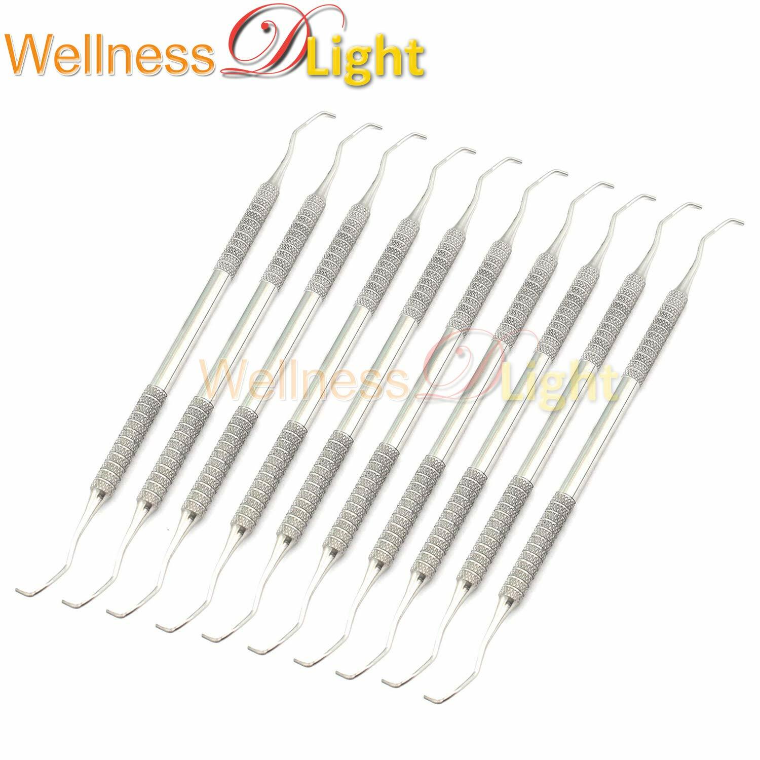 Lot of 10 Pcs Dental Gracey Curette 11/12 Periodontal Surgical Instruments