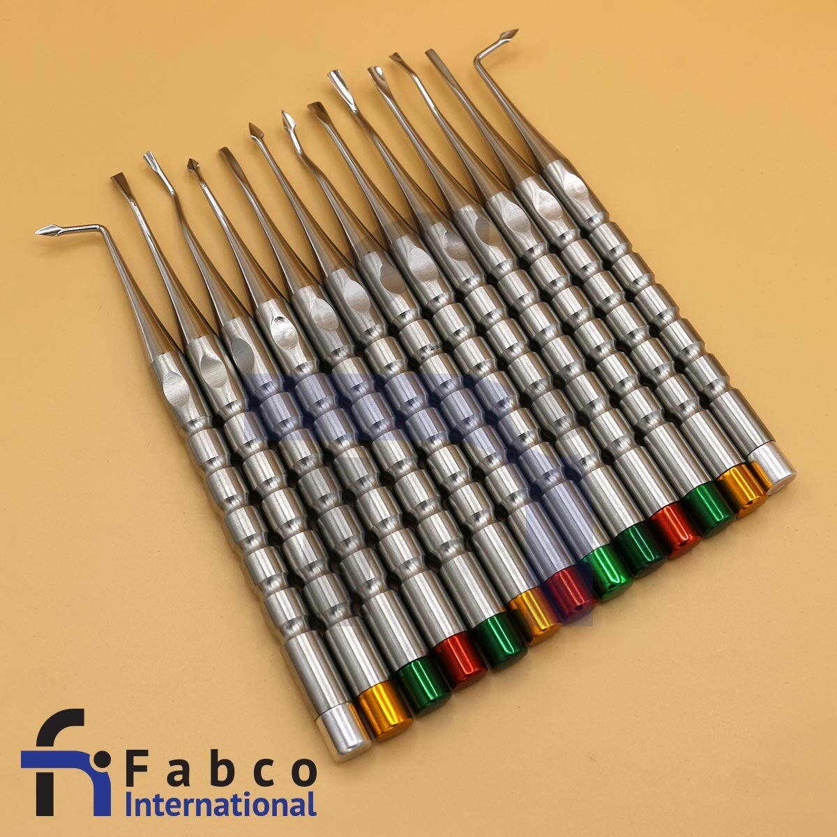 13 Pcs Luxating Dental Root Tip Extracting Elevators Instruments Surgery Inst