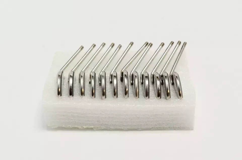 12 Pieces Front Surface Autoclaveable Dental Stainless Steel Mouth Mirrors 5#