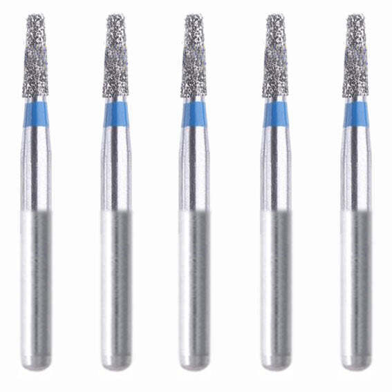 Conical,Round Edge 1.8 mm Dia Medium Grit Diamond Bur 5/Pack [1722-584.18M4]