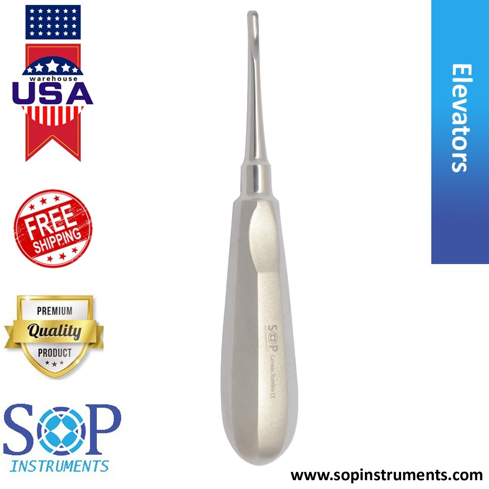 Dental Elevator Straight 4mm | Oral Surgery Tooth Extraction Instrument