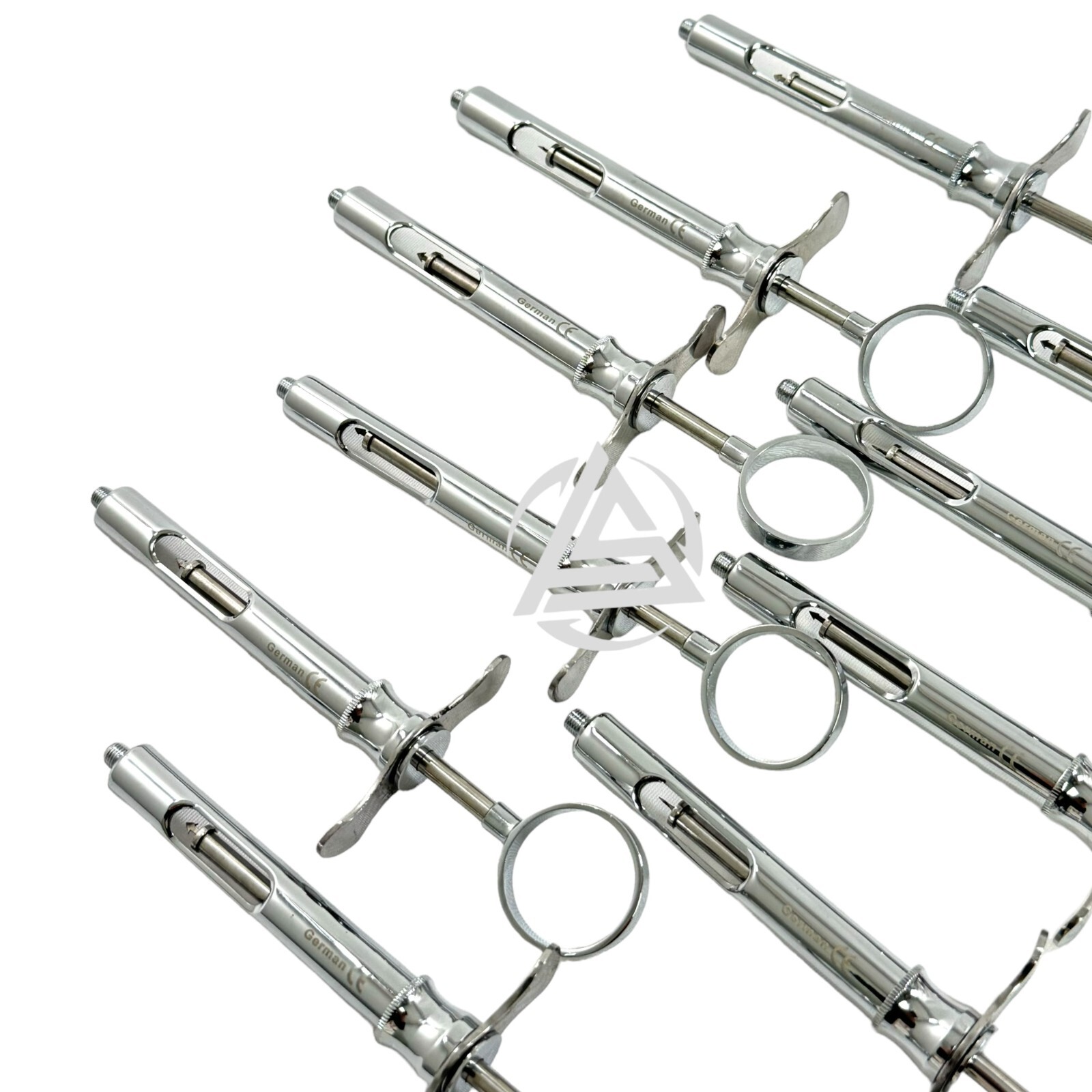 10 German Dental Anesthetic Syringe Self-Aspirating 1.8CC-Dental Instruments-A+