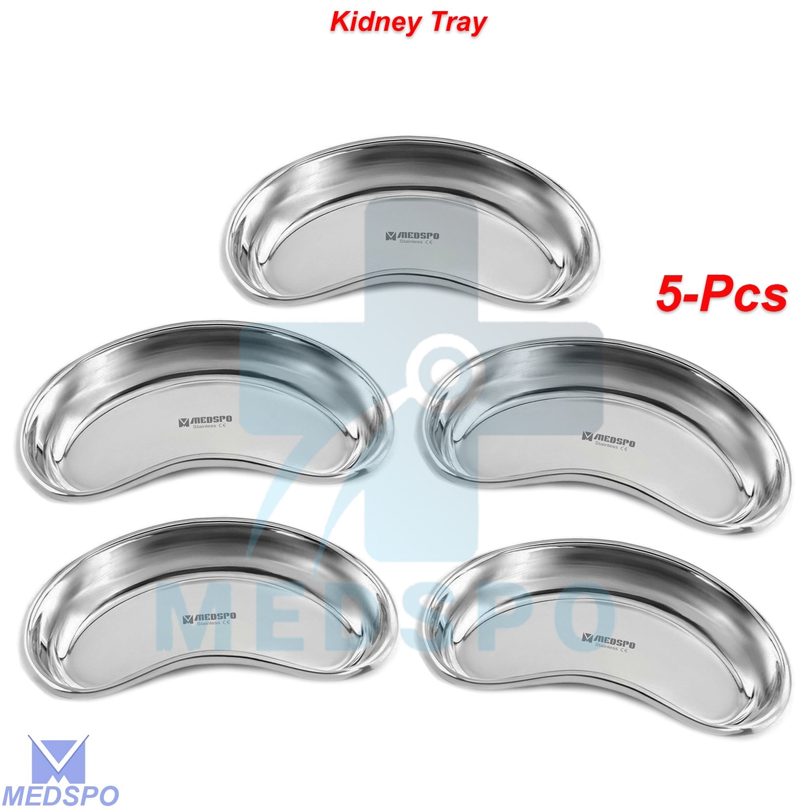 Medical Dish Surgical Emesis Basin Stainless Steel Kidney Bowl Tray Vet Tools