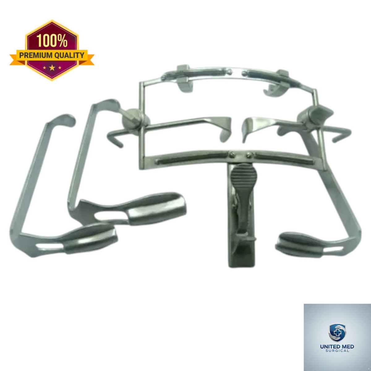 Dingman Mouth Gag Comes With 3 Blades Dental ENT Surgical Retractor Instruments