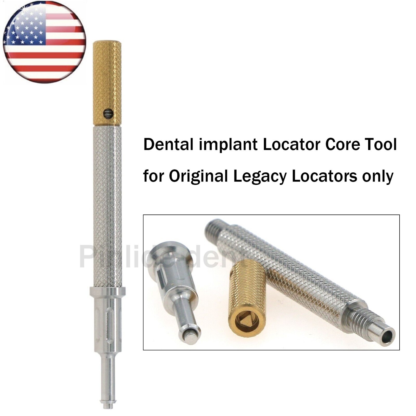 US Dental Universal 3 in 1 Locator Core Tool Metal Carry Place Remove Insert
