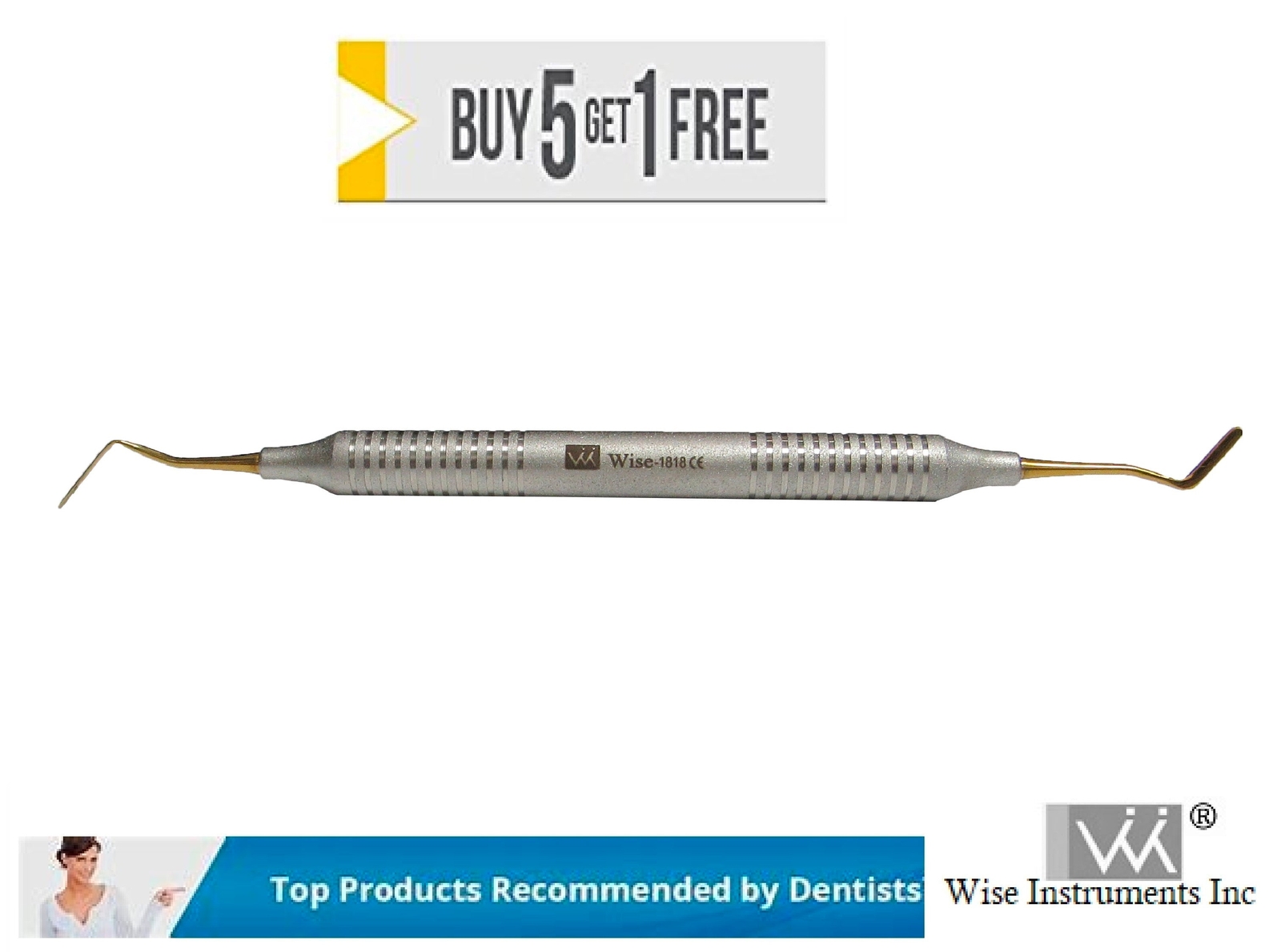 Dental Composite Non-stick Filling instruments # 1T by Wise instruments