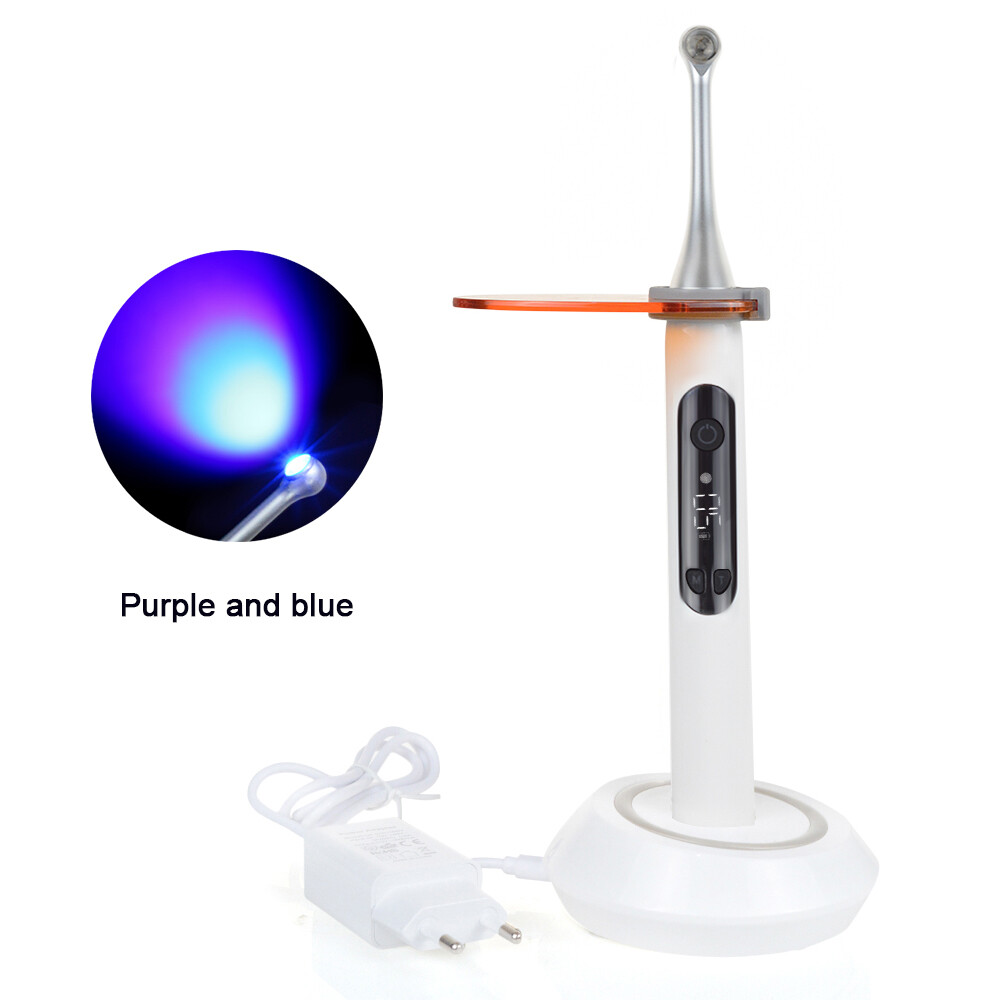 Dental Cordless Blue-violet LED Curing Light One Second Resin Cure Lamp+4 Models