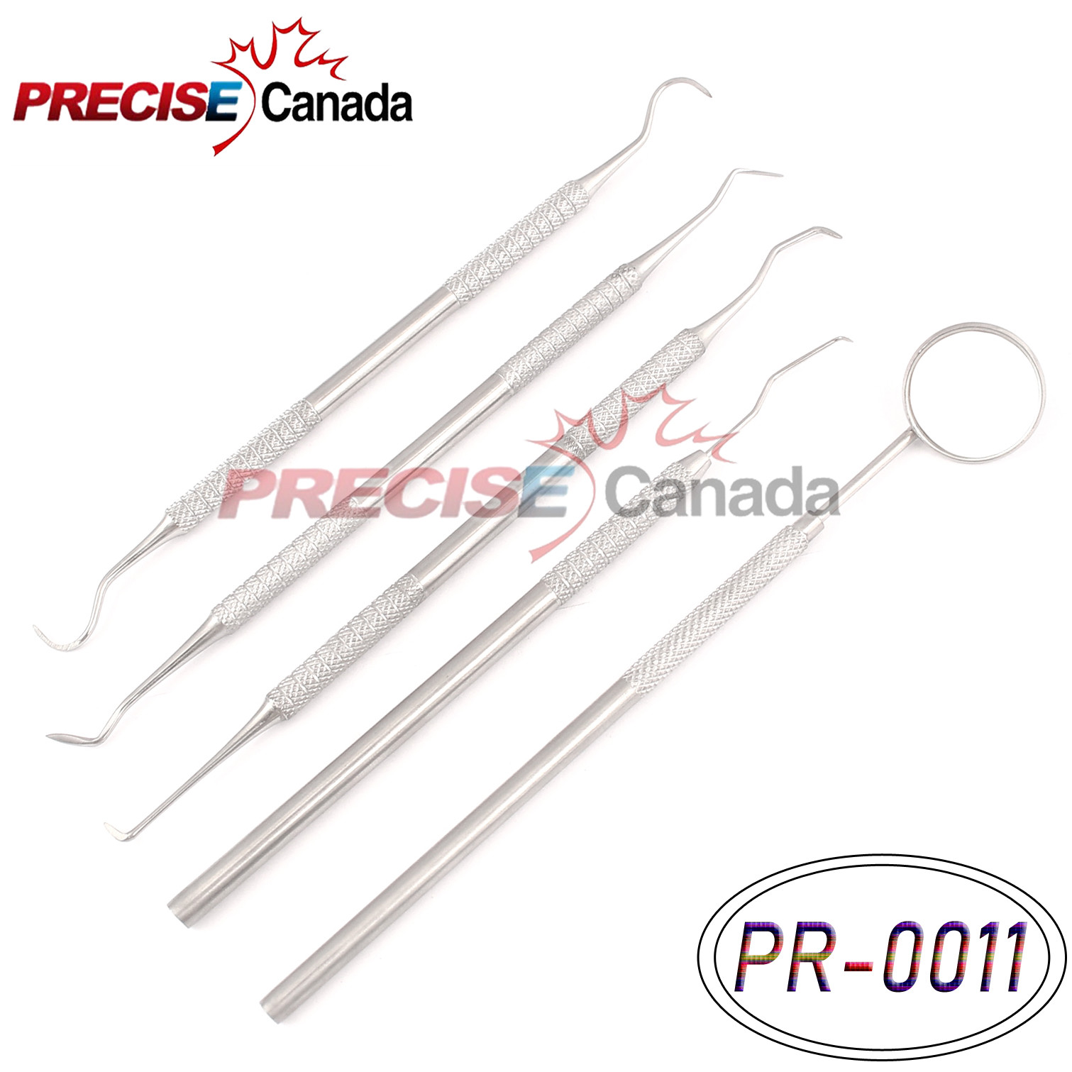 Five Brand New Dental Picks Set Dental Instruments , PR-0011