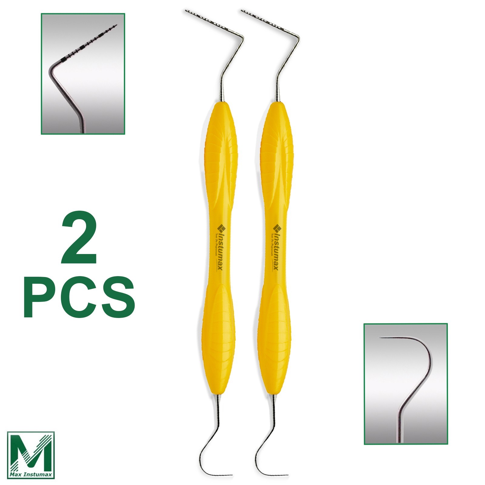 X2 Dental Perio Probe UNC 23/15 Explorer Silicone Handle Double Ended Instrument