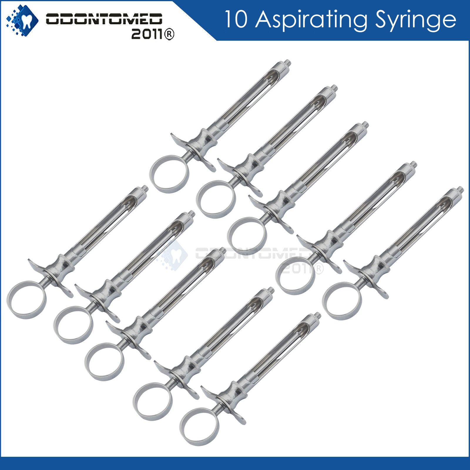 10 German Dental Syringe Self-Aspirating CW Type 1.8cc Dental Instruments