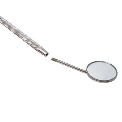 50Pcs Dental Mouth Mirror #5 w/Handle Dental Instruments German Grade Stainless