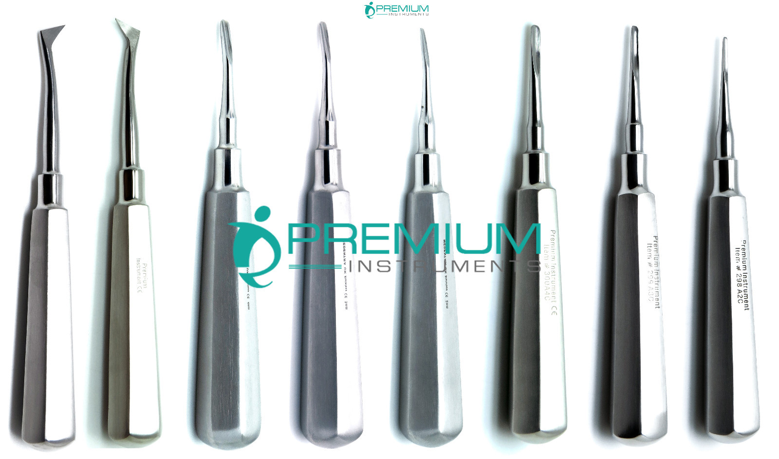 Dental Pliers Elevator Curettes Probe Filling Examination Instruments Set of 50