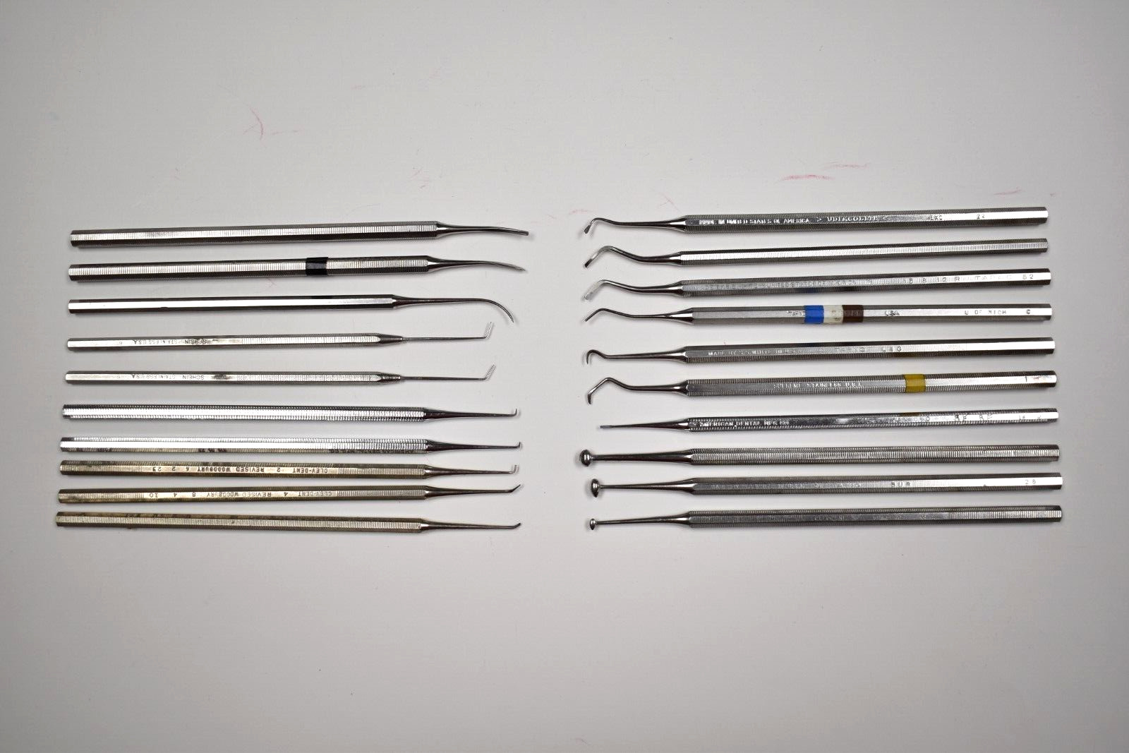 Dental Instruments – Sale is for 20 Instruments – Various Brands, Types and Uses