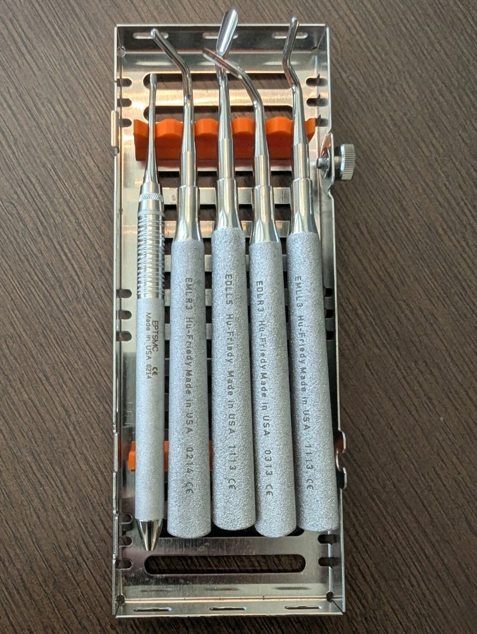 Hu-Friedy Hoexter Luxating Elevators Set (5 Pieces) With IMS Signature Cassette