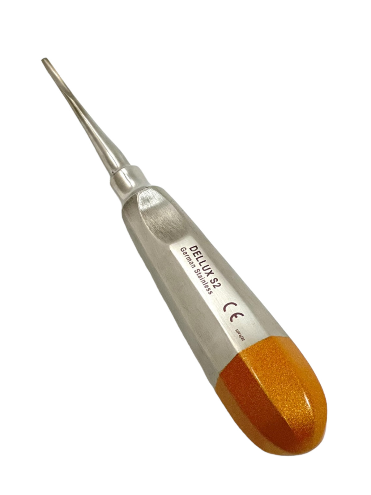 GERMAN LUXATING DENTAL ELEVATORS STRAIGHT 4 PC GOLD/BLUE 1mm-4mm TOOL