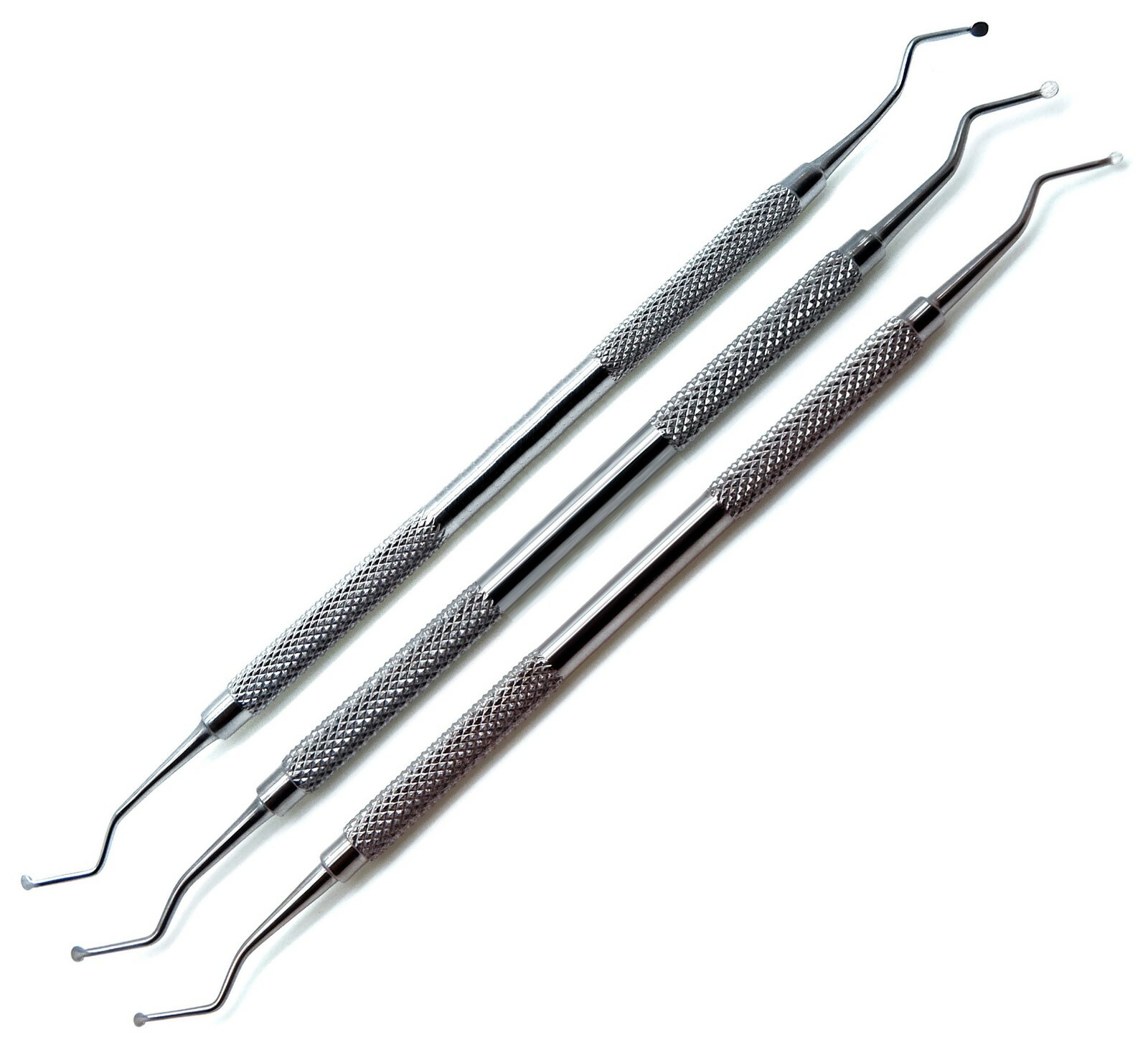 Dental Excavators Spoons 1.8mm,2mm,2.5mm Root Canal Implant Endodontist Set of 3