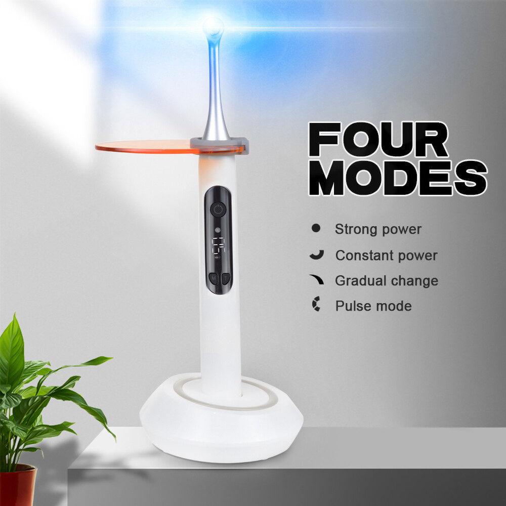 Dental Cordless Blue-violet LED Curing Light One Second Resin Cure Lamp+4 Models