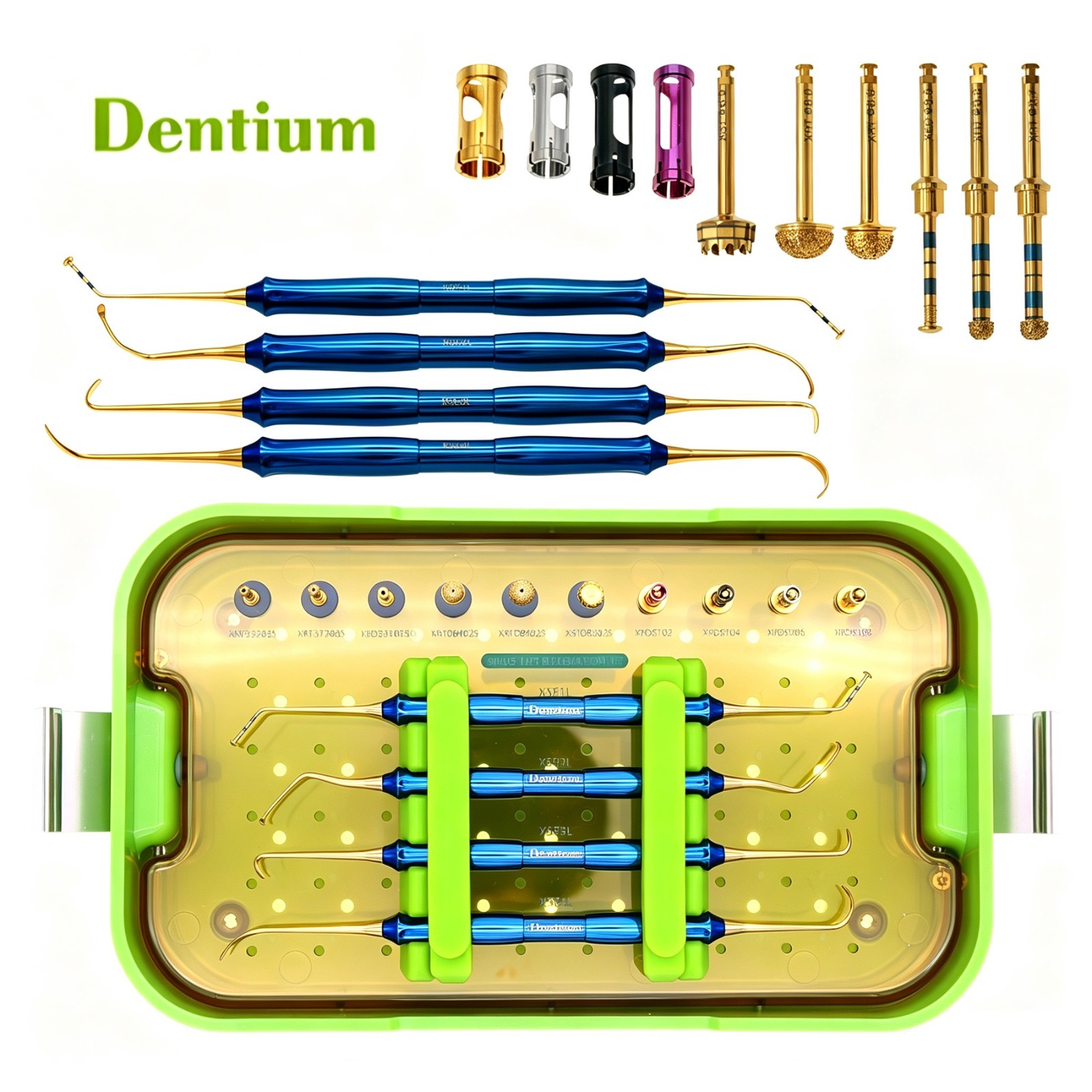 DASK Dental Sinus Lift Kit Lateral Crestal Drills Stoppers Elevation Instruments