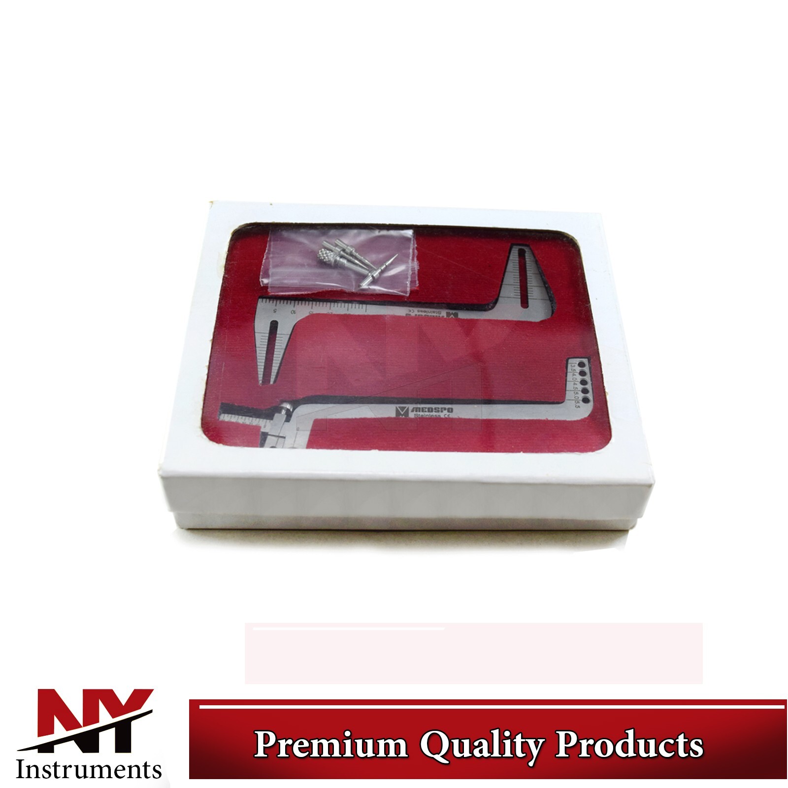 SS Surgical Dental Locating Gauge Positioning Locator Implant Ruler Gauges Lab