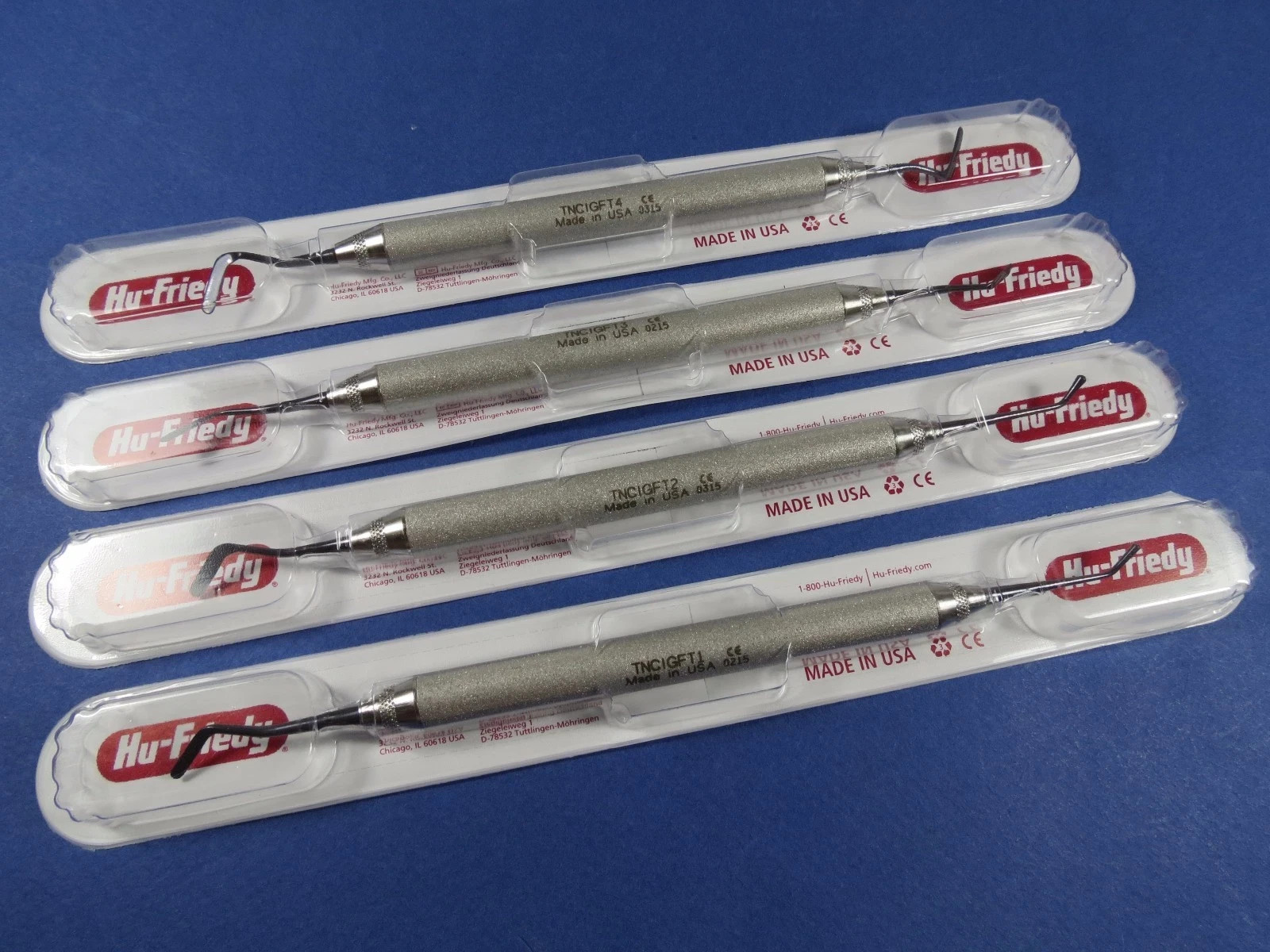 Composite Spatula Contouring Flexi Thin T1/T2/T3/T4 Kit /4 Pcs HU FRIEDY