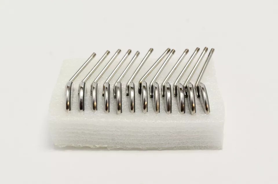 12 Pieces Dental Stainless Steel Mouth Mirrors 5# Front Surface Autoclaveable