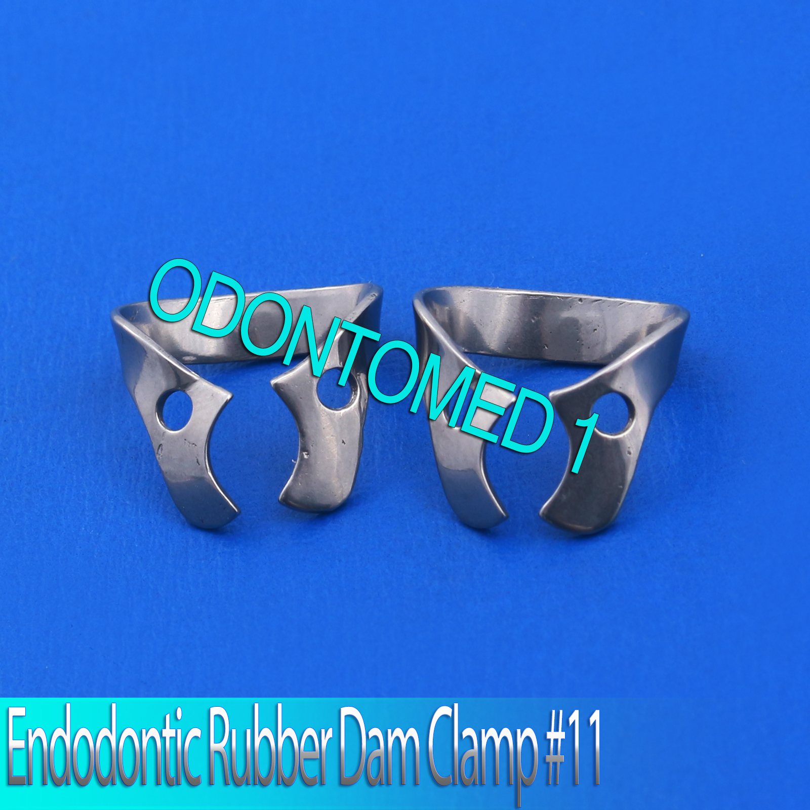 2 ENDODONTIC RUBBER DAM CLAMP #11 Dental Instrument (Molars)