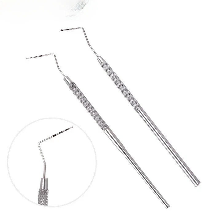 5Pcs 1-10/15 William Probes Color Coated Dental Periodontal Perio Probes