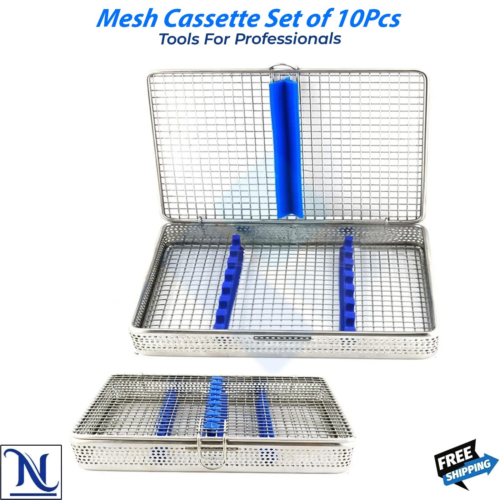 Surgical Dental Instruments Cassette Sterilization Box Medical Instruments Tray