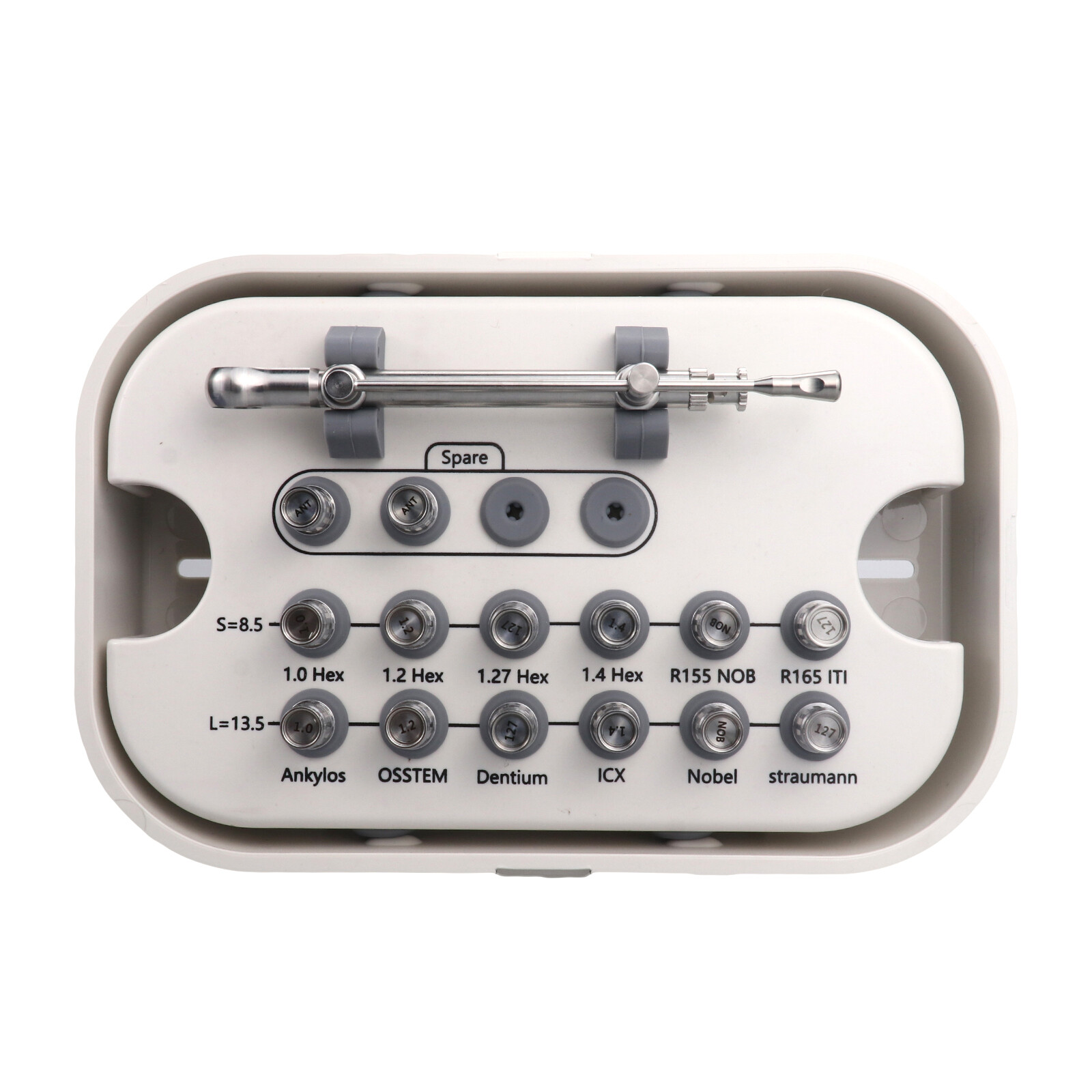 Dental Implant Universal Repair Tool Kit Wrench Ratchet 10-70NCM Screwdrivers CE