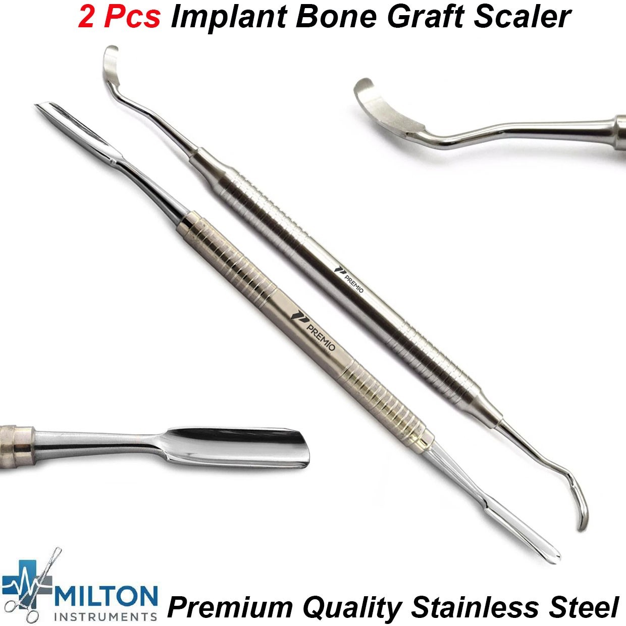 Professional Dental Palti Bone Graft Scraper Implant Bone Grafting Instruments