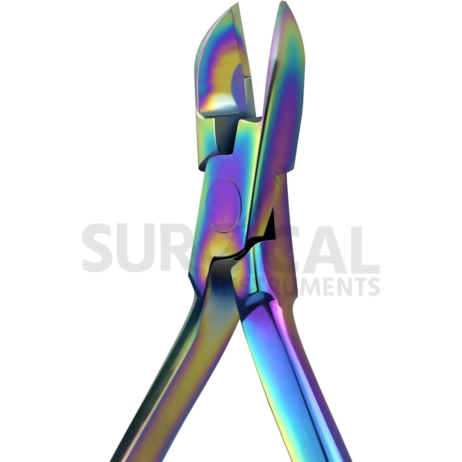 Rainbow Hard Wire Cutter Orthodontic Dental Instruments 15 Degree Curve German G