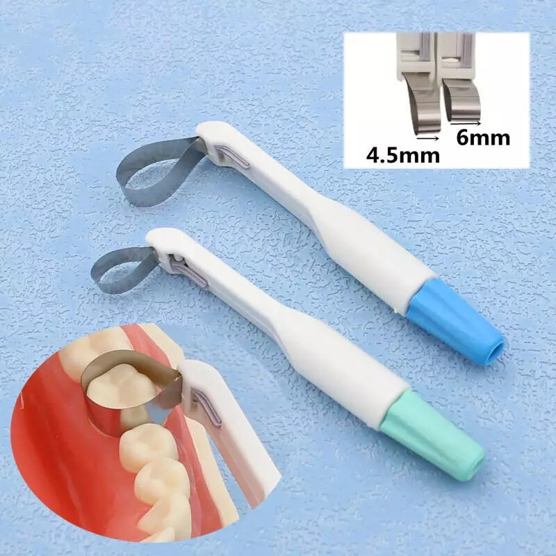 Dental Banda Matriz Ajustable Acero Inoxidable 6Mm Matriz Anterior Posterior