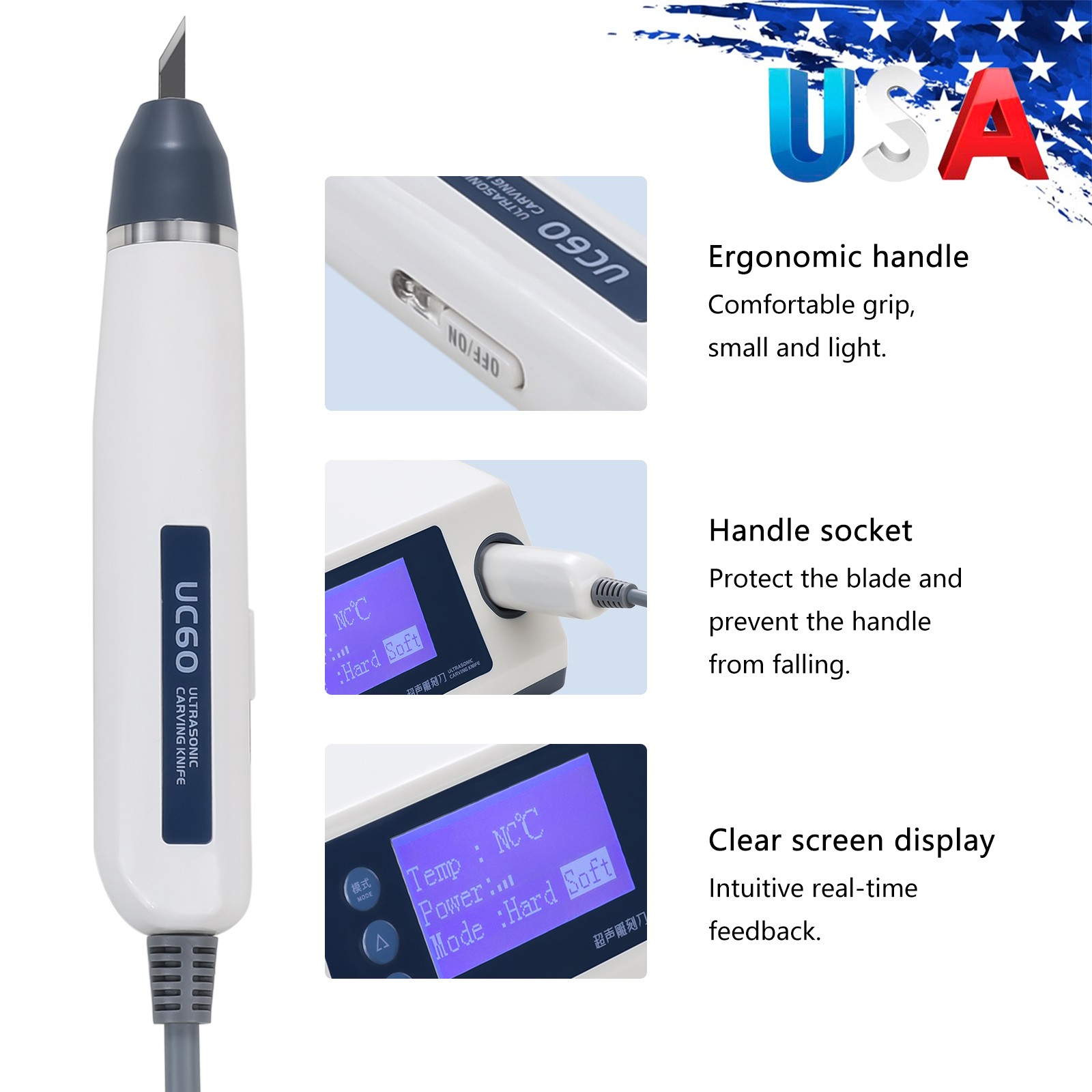 Electrosurgery Dental Cutting Unit with 5 Electrodes Tips 110V
