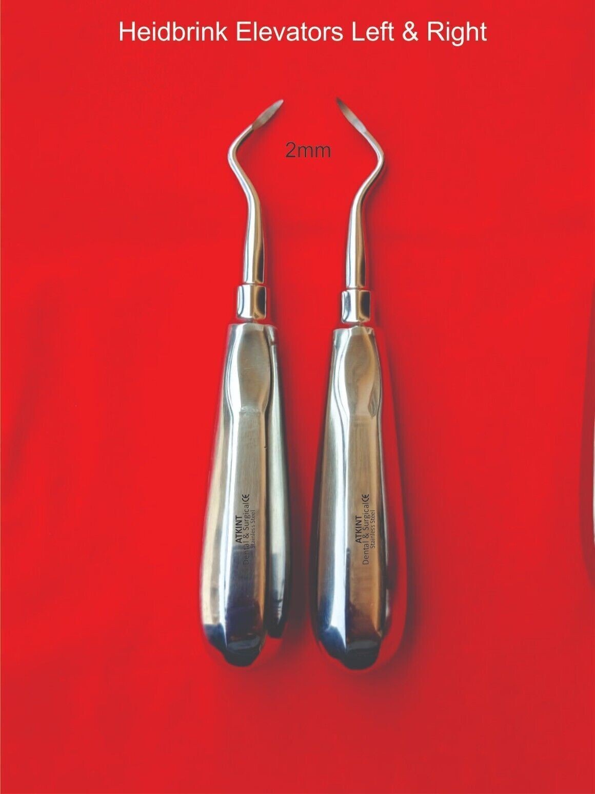 New Dental Luxating Cryer Heidbrink E25 EL2S EL3S EL4S EL5S Elevators Set of 10