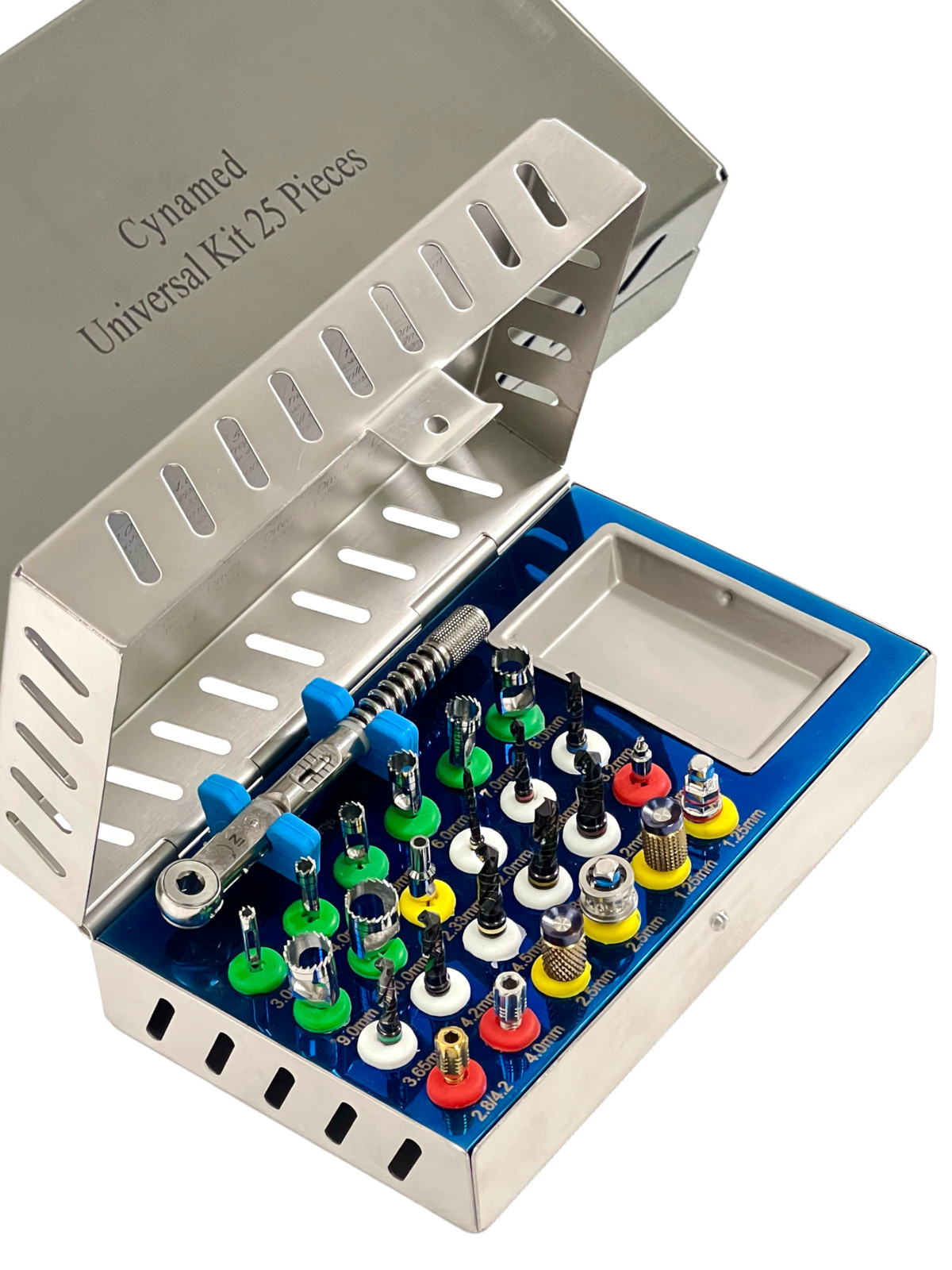 Dental Torque Wrench with Bit Tips (Set of 25 PCS) Implant Hand Tool – Stainless