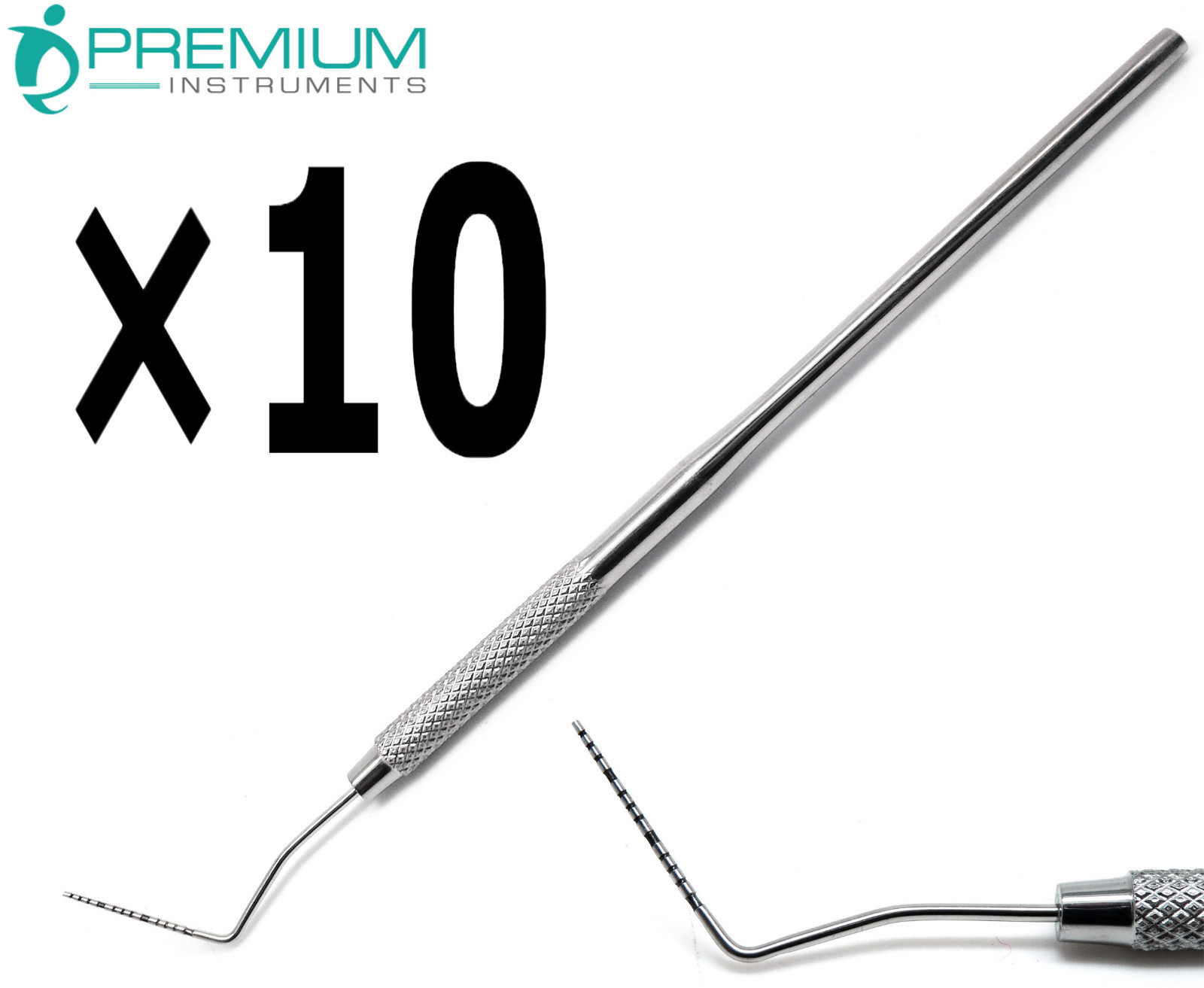 10 Pcs UNC15 Probe Color Coded Dental Diagnostic Periodontal UPGRADED Instrument
