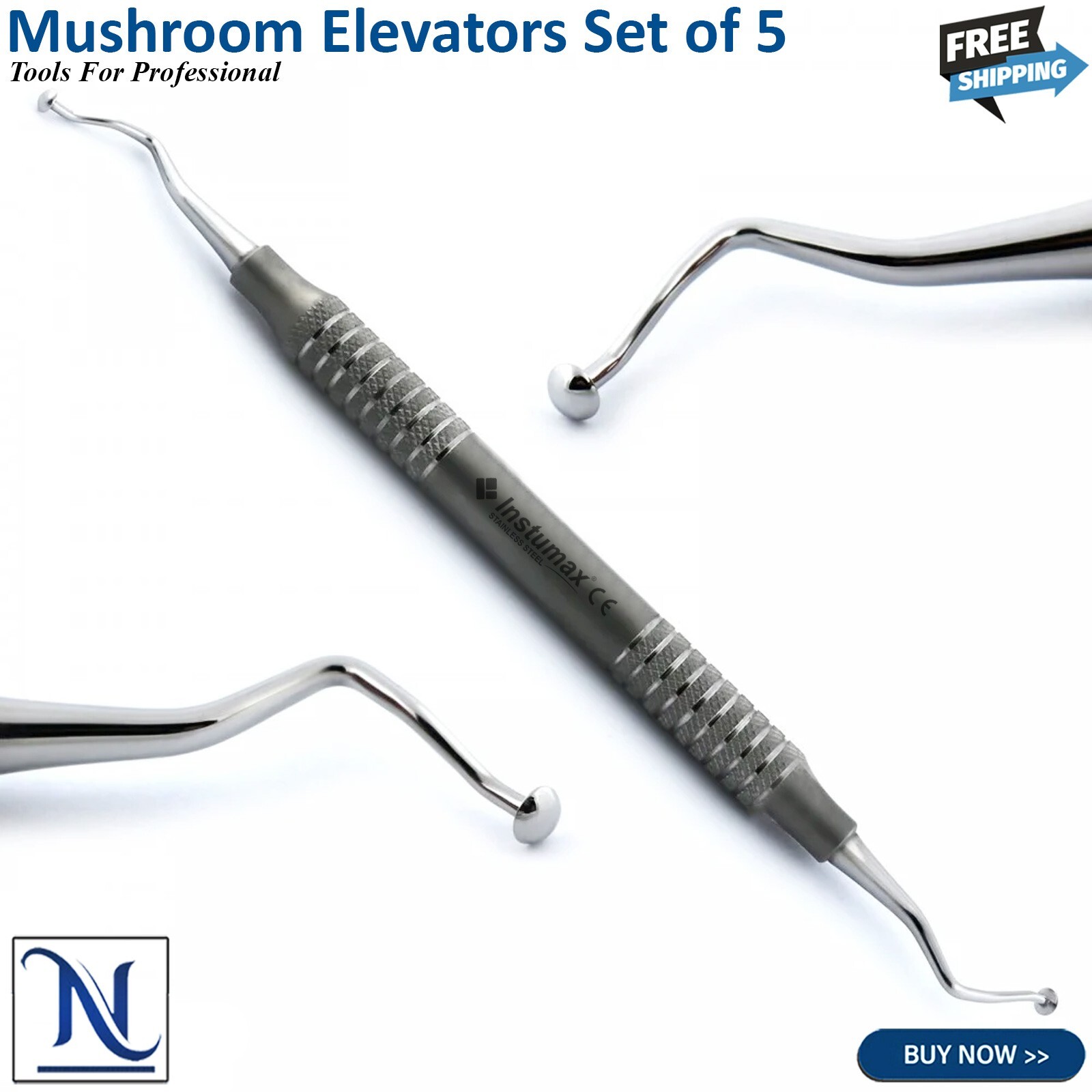Dental Mushroom Elevators Sinus Lift Implant Oral Surgery Graft Periosteal Set
